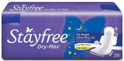 Stayfree Dry Max Cover with Wings (XXL) 28 Pads