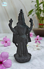SHINDE EXPORTS Govinda Idol for car Dashboard/Balaji murti for car/tirupati Balaji murti/Balaji Vishu Statue for Pooja Room (Black)