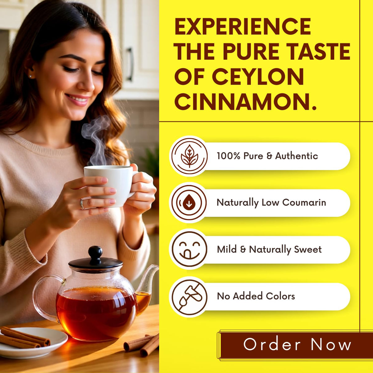 Bliss of Earth 200gm Ceylon Cinnamon (Dalchini) 5" Cut Sticks True Cinnamon Raw From Sri Lanka Original