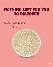 NatureVit Whole Amaranth, 1 kg | Rajgira for Fasting | Rajgira Seeds | Gluten Free Atta | High in Fibre and Protein