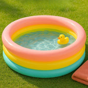 Toy Imagine™ 2 ft Swimming Pool for Kids Small Size for 0 to 2 Years | Inflatable Round Ring Baby Bathing Tubs for Kids | Pool Indoor & Backyard, Garden.