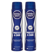 NIVEA Men Protect & Care Fresh Scent Spray, Pack of 2