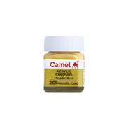 Camel Acrylic Ultra, Pearl and Metallic Colour Set - Pack of 20 shades