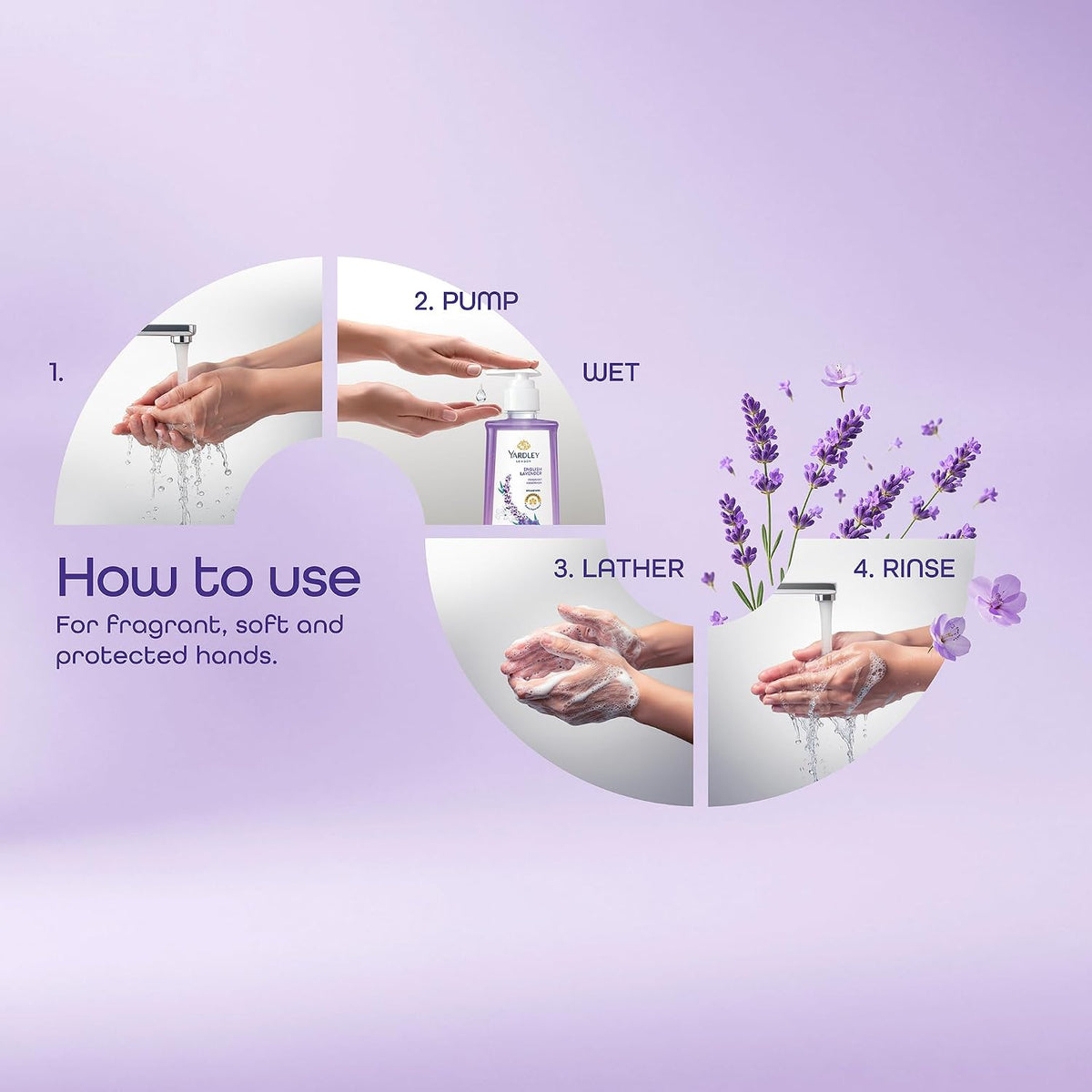 Yardley London English Lavender Fragrant Handwash 600ml