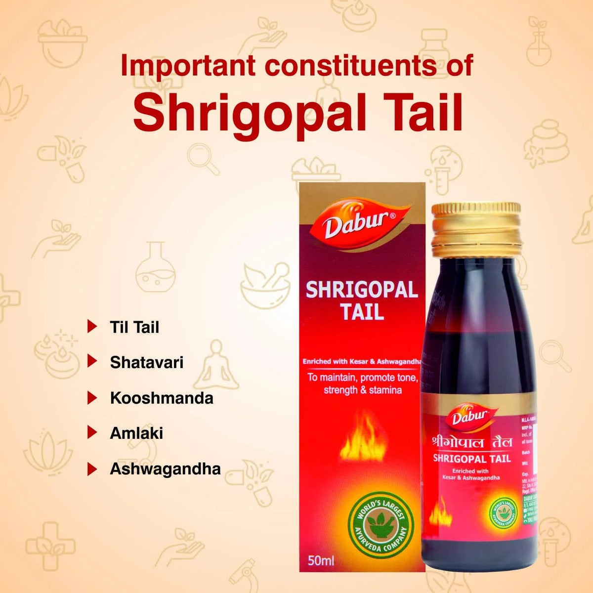 Dabur ShriGopal Tail- Strength and Stamina