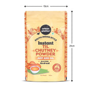 Urban Platter South Indian Style Instant Til Chutney Powder, 200g (Ellu Podi | Sesame Dry Chutney | Ready-to-Use | Perfect for Idli, Dosa and Rice)