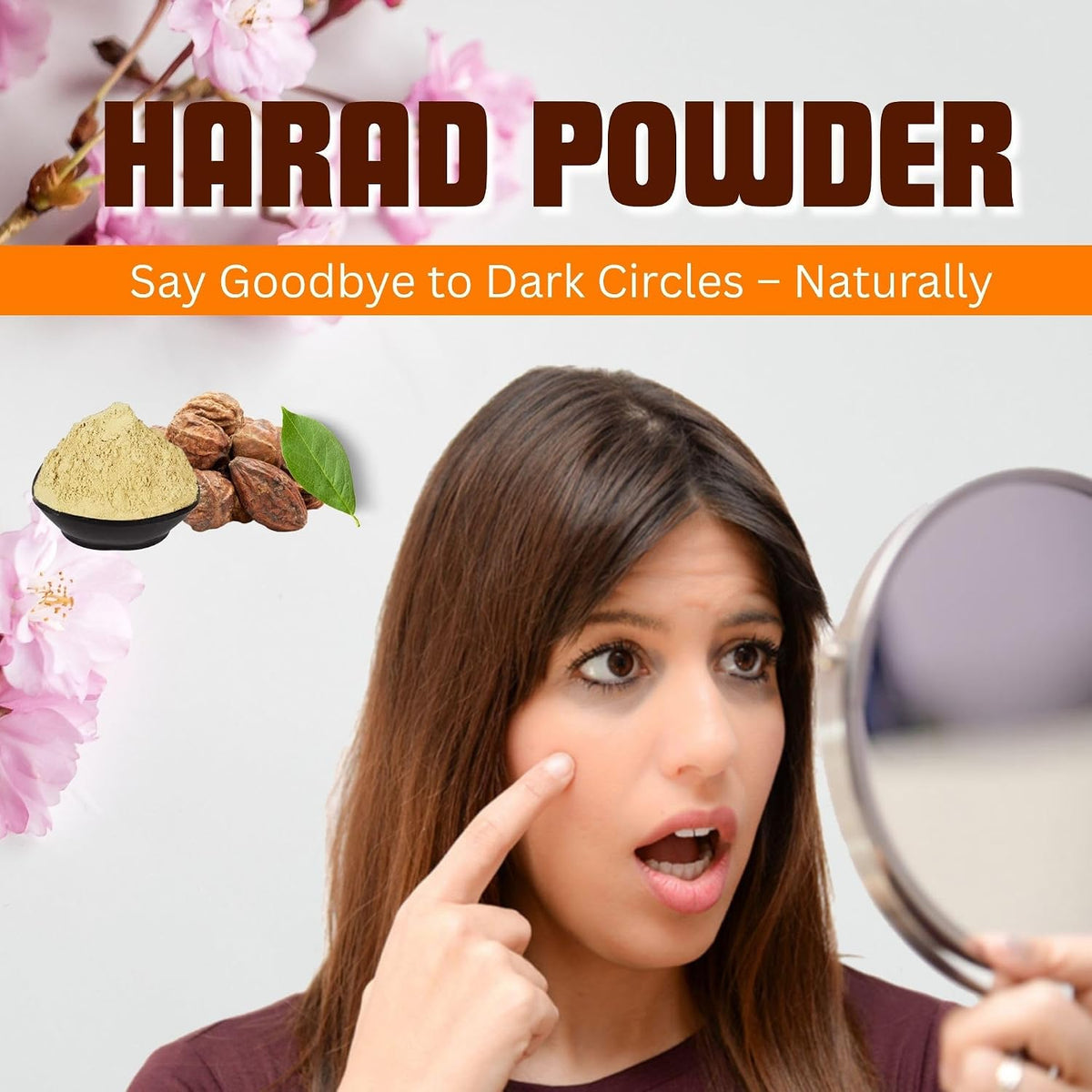 Brijbooti Organic Harad Powder (350g) | Haritaki Powder for Digestion, Detox & Skin | Reduces Dark Circles | Kadukkai | Karakkaya | Terminalia Chebula