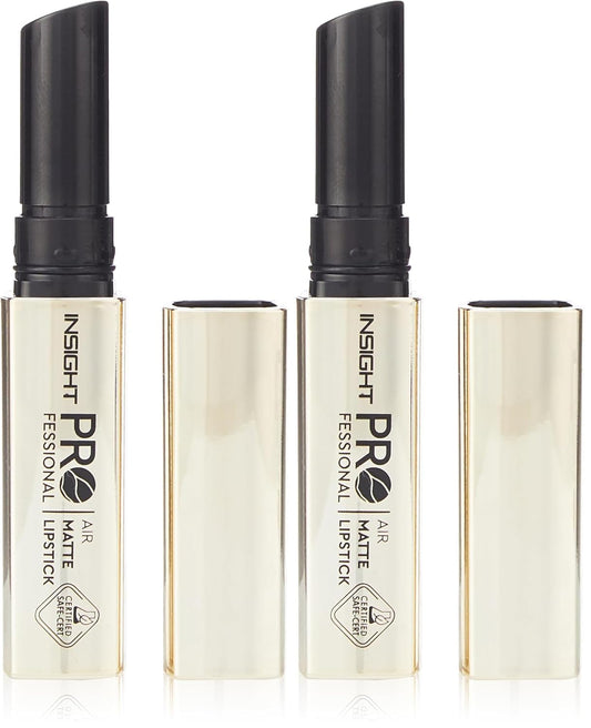 INSIGHT Professional Air Matte Lipstick | Smooth Finish | All Day Comfort | Infused with Rosehip Oil and Avocado Butter | One Swipe Color - (Mulan) (3g) (Pack of 2)