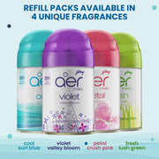 Godrej aer Matic Refill - Automatic Room Fresheners | Cool Surf Blue | 2200 Sprays Guaranteed | Lasts up to 60 days (210ml) (Pack of 2)