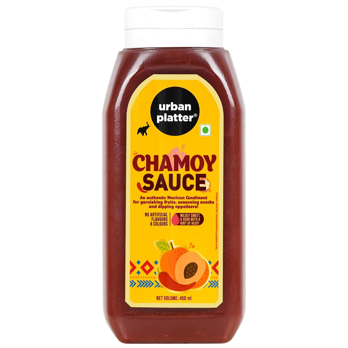 Urban Platter Chamoy Sauce, 450ml (Mexican Condiment, Zesty and Sweet, Ideal for use in Sauce, Marinades)