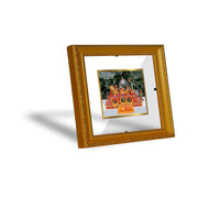 Diviniti Wood Padmavati & Balaji Gold Plated Wall Photo Frame, Table Decor, Dg Frame 101 Size 1 And 24K Foil, Religious Idol For Pooja, Gifts Items (13.5 Cm X 15.5 Cm, Rectangular)