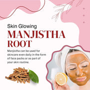 Brijbooti Organic Manjistha (100 gm) | Rubia Cordifolia | Manjishtha Root | Manjishta | Manjishta | Manjista