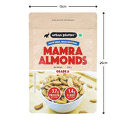 Urban Platter Mamra Almonds, 250g (Rich in Healthy Fats and Protein | Nutrient-Dense | Premium Almond Variety)