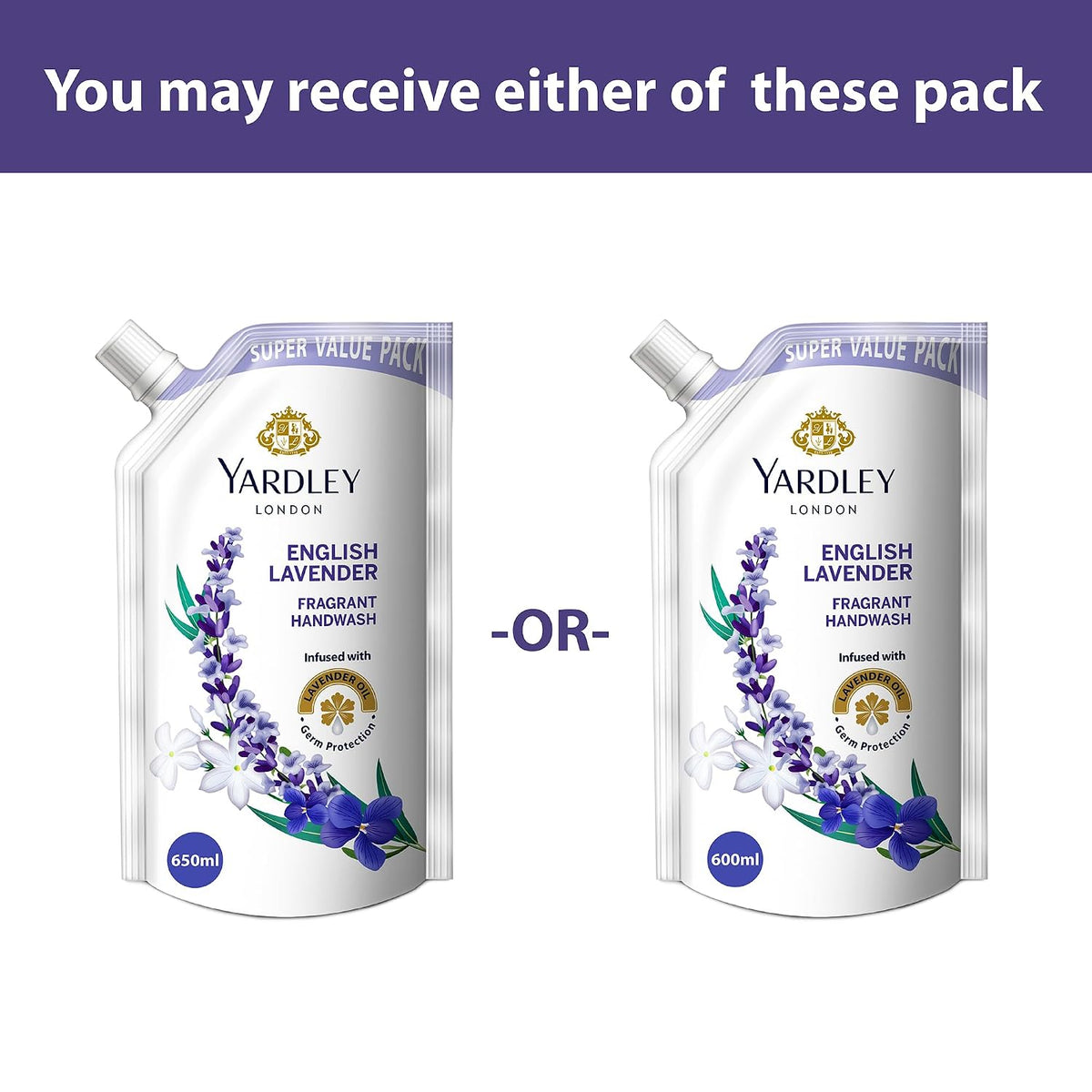 Yardley London English Lavender Fragrant Handwash 600ml