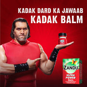 Zandu Ultra Power Balm - 10 ml, For instant pain relief from strong Headache, Bodyaches & Cold and Muscle Pain