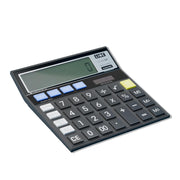 Linc LC-512 Desktop 12 Digits Series GST & Tax Calculator, 120 Steps Check, Black,Pack of 1