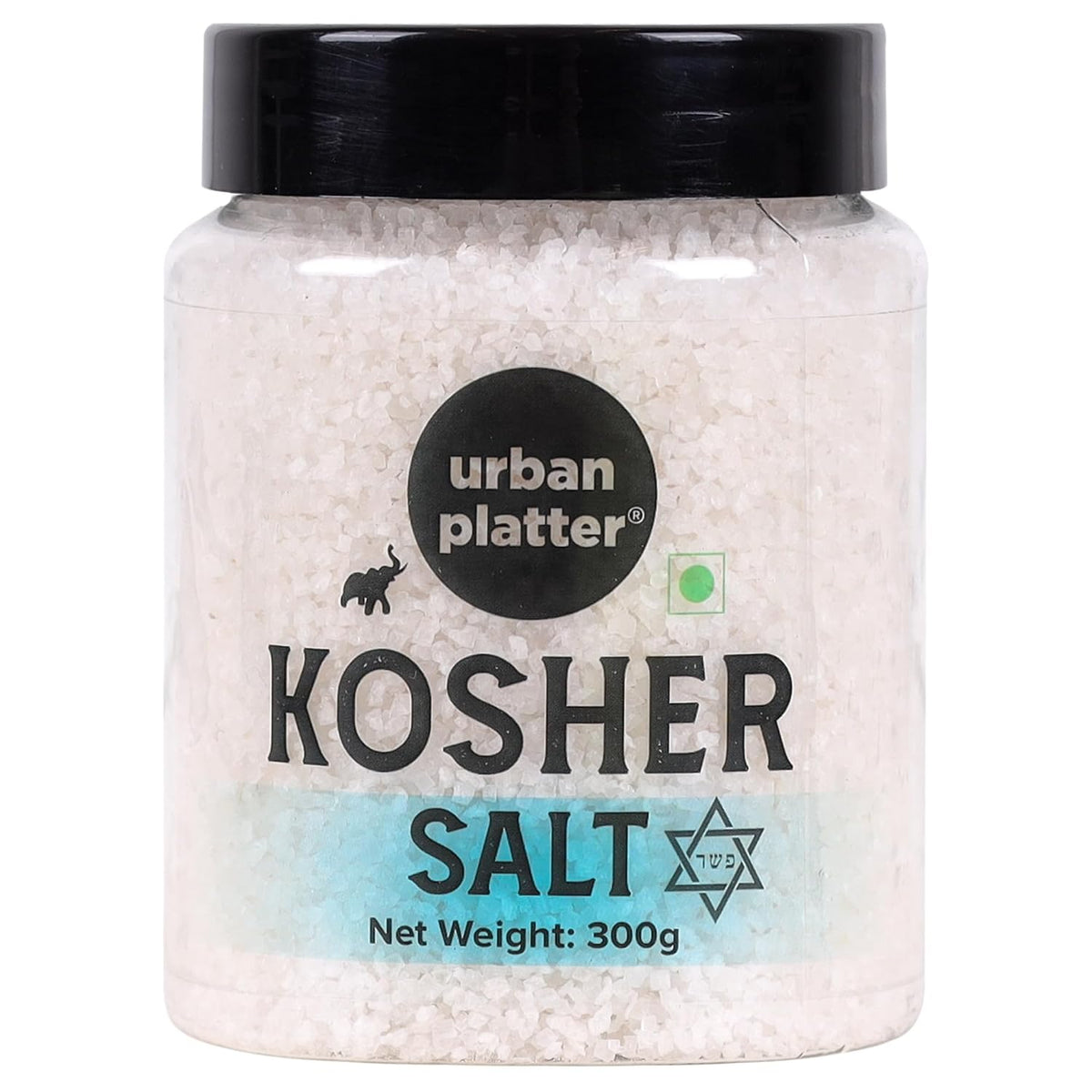 Urban Platter Kosher Salt, 300g / 10.8oz [All Natural & Coarse], White