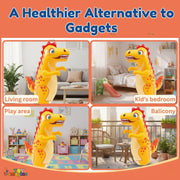Toy Imagine Inflatable Dinosaur Punching Bag for Kids - 97 cm Tall Bounce Back Action Toy, Leak-Proof Water Base for Stability, Fun Indoor & Outdoor Play