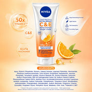 NIVEA Extra Bright C&E Vitamin Body Serum, with Vitamin C, Vitamin E, Glutathione & Niacinamide, Brightening & Hydrating, Fast Absorbing, All Skin Types, 300 ml