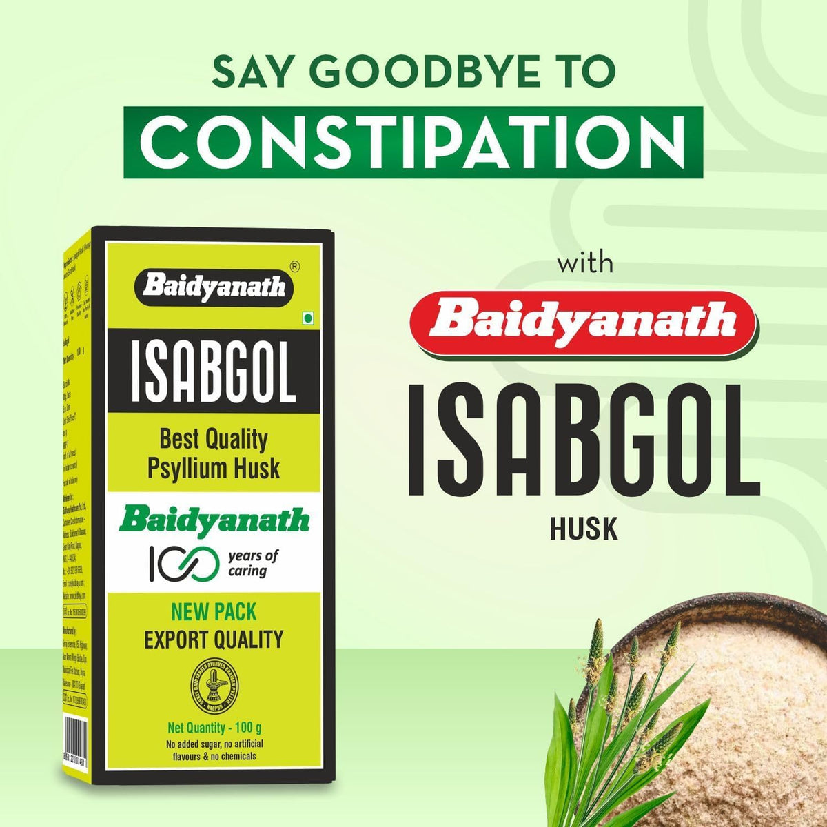 Baidyanath Asli Ayurved Apple Cider Vinegar, 500ml & Isabgol - 200gm Combo Pack