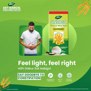 Dabur Sat Isabgol (Psyllium Husk) - 180g | Rich in Fiber | Provides Effective Relief from Constipation & Bloating | Promotes Bowel Health | Non-Habit Forming | 100% Ayurvedic