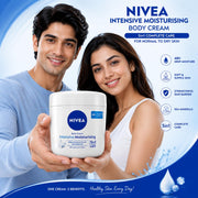 NIVEA Intensive Moisturising Body Cream with Deep Moisture Serum & Sea Minerals, 48H Fast-Absorbing Moisture, for Normal to Dry Skin, 400 ml