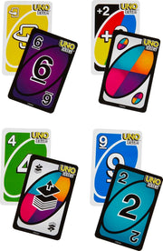 Mattel Games Uno Flip Side Card Game For Adult (Pack Of 2),Multicolor