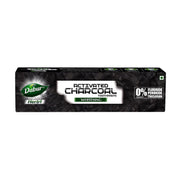 DABUR Herb'L Activated Charcoal Toothpaste 120gm (Pack of 1)|Whitening Black Gel Toothpaste|Fluoride Free|Fights Plaque & Extrinsic Stains|With Power of Mint|Cool & Refreshing Mouth Experience