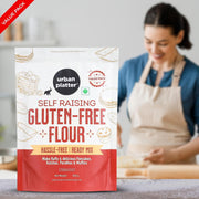 Urban Platter Self Raising Gluten-Free Flour, 500g (Ready Mix | Wheat Free | For Pancakes, Muffins and Cakes)