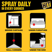 HIT Flying Insect Killer - Mosquito & Fly Killer Spray | Instant Kill | Protection from Dengue & Malaria, 320ml