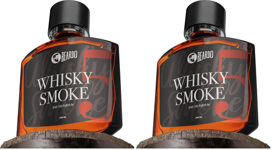 BEARDO Whisky Smoke Perfume for Men, 100ml | Spicy, Woody - Oudh Scent Eau De Parfum | Long Lasting Mens Perfume | Best Date Night Fragrance Body Spray for Men (Pack of 2)