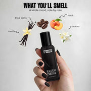 Beardo FREED Black Kat Energy Eau De Parfum for Women | Warm Gourmand Perfume with Vanilla, Jasmine & Coffee | Long Lasting Smell | Luxury Gifts for Woman | 20 ml