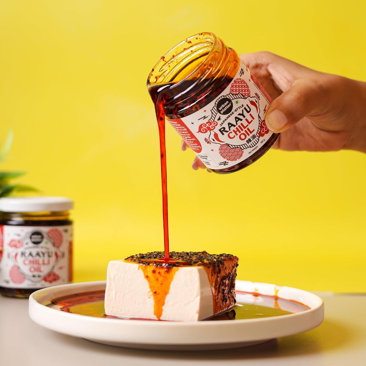 Urban Platter Raayu Chilli Oil, 160g (Japanese Condiment | Infused with Sesame & Garlic | For Ramen, Rice, Dumplings & Silken Tofu)