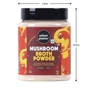 Urban Platter Mushroom Bouillon & Broth Powder, 200g (Plant-Based | Instant Soup Base | MSG-Free | Umami-Rich)