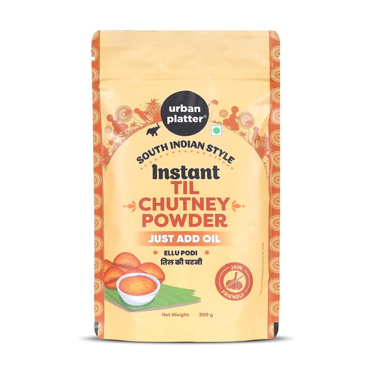 Urban Platter South Indian Style Instant Til Chutney Powder, 200g (Ellu Podi | Sesame Dry Chutney | Ready-to-Use | Perfect for Idli, Dosa and Rice)