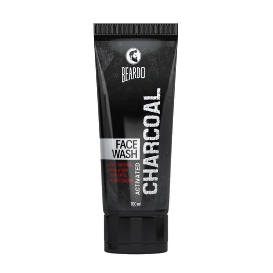 Beardo Activated Charcoal Acne Oil and Pollution Control Face Wash, 100ml and Biotique Bio Wheat Germ FIRMING FACE and BODY NIGHT CREAM For Normal To Dry Skin, 50G
