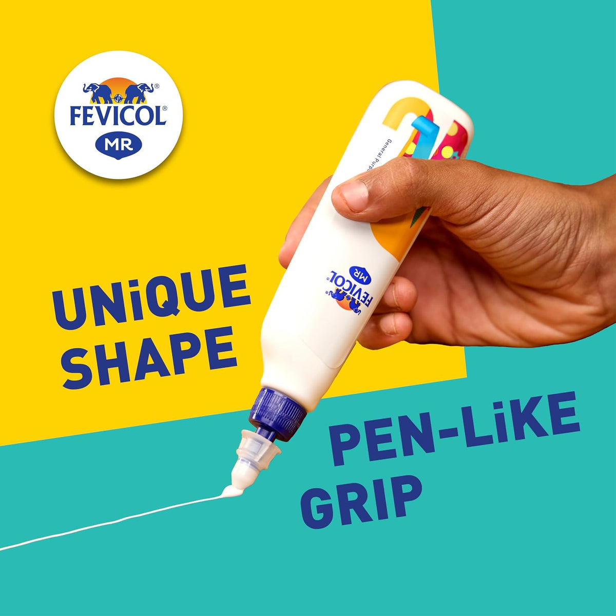 Pidilite Fevicol MR 120 g Craft Glue | Ultimate Adhesive| DIY Art & Craft | Easy to use | Multi-surface | Ideal for Children, Hobbyists, Student’s Project Work