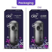 Godrej aer Matic Kit (Machine + Refill) - Automatic Room Fresheners with Flexi Control Spray | Lavender Bloom | 2000 Sprays Guaranteed | Lasts up to 60 days (210ml)