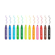 Camel Washable Colour Medium Tip Markers 12 Shades (lid Colour May Vary)