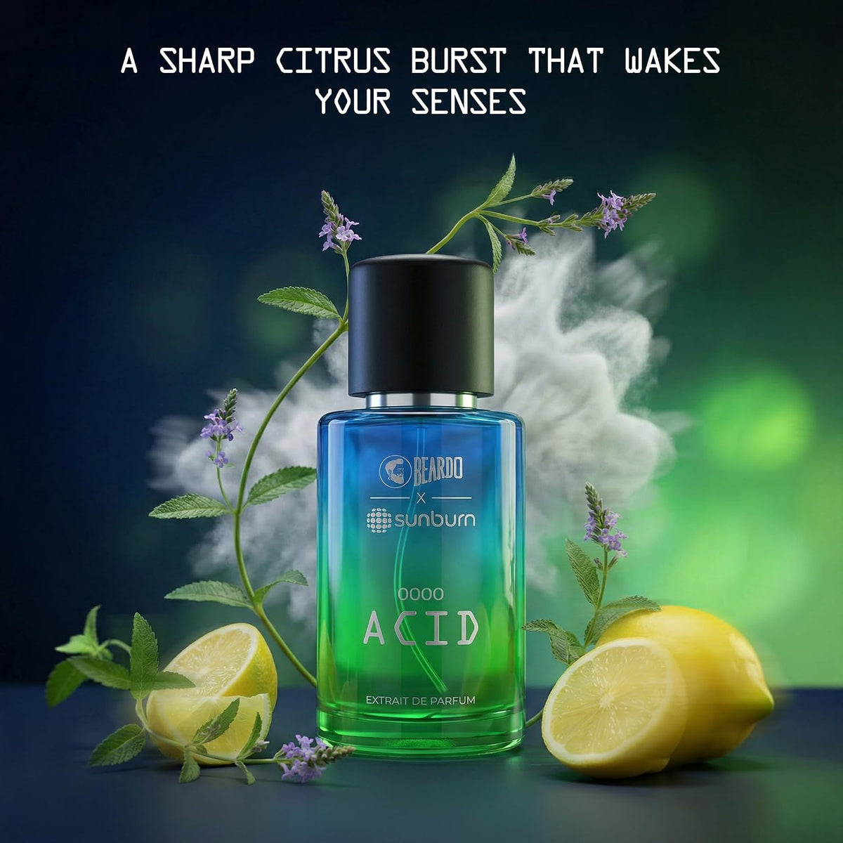 BEARDO ACID X SUNBURN Perfume for Men 30ml | Extrait De Parfum | Citrusy & Aromatic | Long Lasting Fragrance | Premium Gift For Man | Perfume For Man
