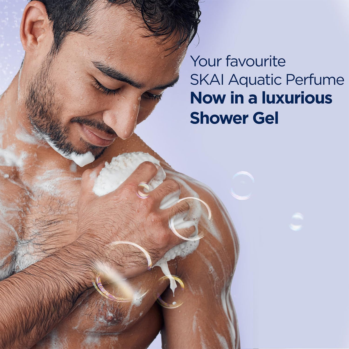 Bella Vita Luxury Skai Aquatic Body Wash Refreshing Shower Gel for Deep Cleansing, Hydrating & Moisturising Skin with Aloe Vera 500 Ml