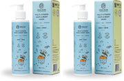 Little Rituals Baby Multi-Vitamin Body & Hair Wash - Tear Free + pH 5.5. Formulated with the best plant botanical - HONEYSUCKLE, BASIL, MANDARIN. Natural, Organic, Dermat tested, SWISS Technology (200ml)