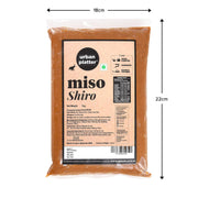 Urban Platter Shiro Miso Paste, 1kg (Light Miso | Fermented Soybean Paste | Preservative-Free | Mild Umami Flavor)