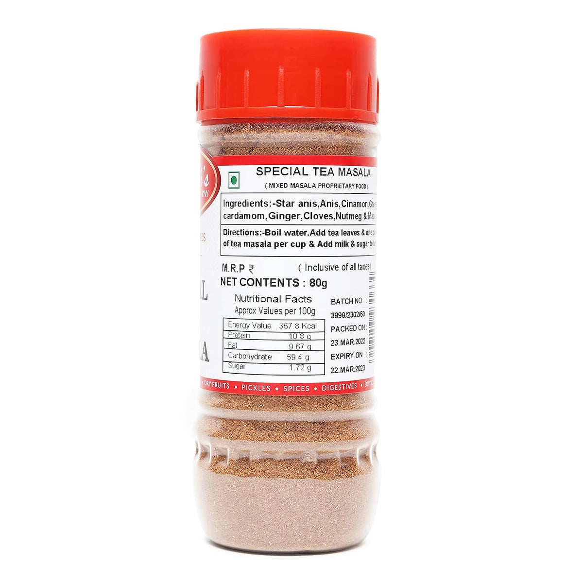 ROOPAK'S PIK-N-PAY Special Tea Masala, Powder, 80 Gm