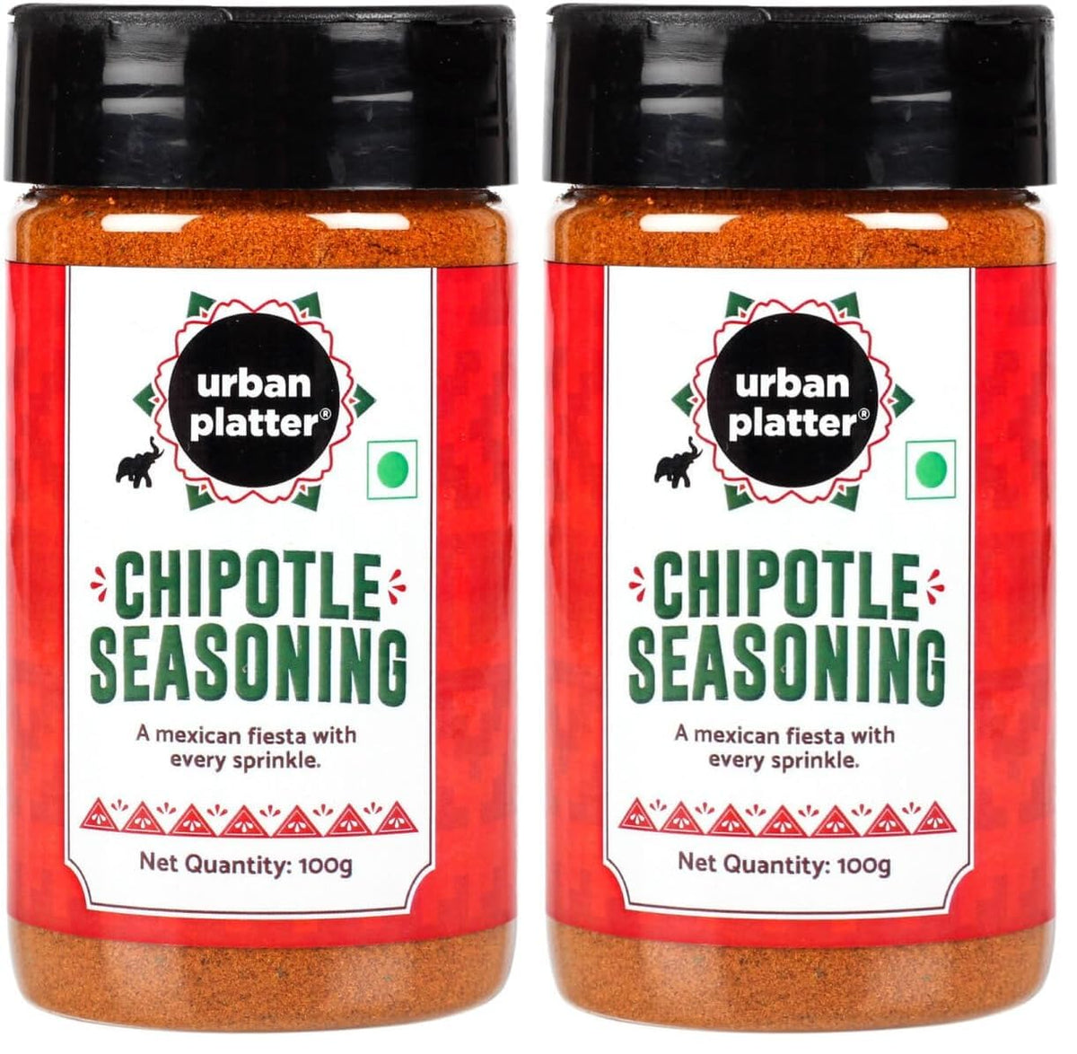 Urban Platter Mexican Chipotle Seasoning, 100g (Authentic Mexican Style Seasoning for Fries, Appetizers, dips and More) (Pack of 2)