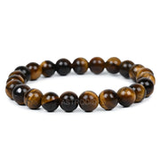 ASTRODIDI Natural Certified Tiger Eye Stone Bracelet for Men and Women | Golden-Brown | Confidence, Protector, Will Power and Prosperity | Original Reiki Feng-Shui Healing Crystal Gemstone Bracelet
