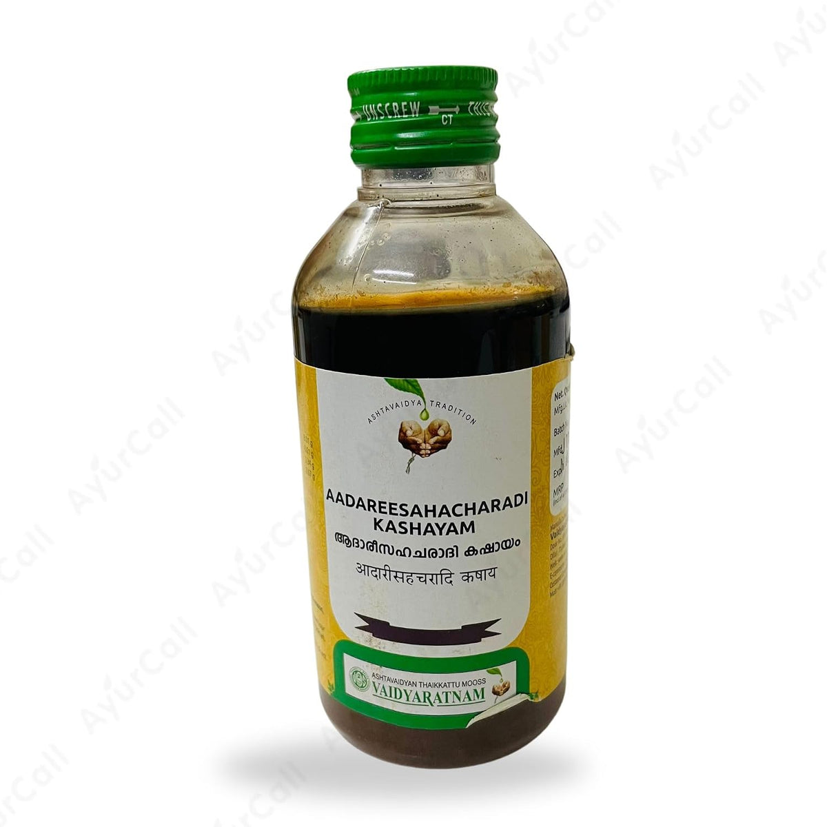 Vaidyaratnam Aadareesahacharadi Kashayam (200 ml)