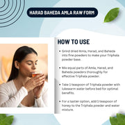 Brijbooti Harad Baheda Amla Raw 600 Gram | 200 Gram Each | (Pack of 3)