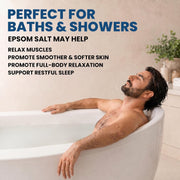Carbamide Forte Epsom Salt for Foot & Bath 1kg | Magnesium Sulphate Crystals for Relaxing Bath, Foot Soak & Garden Use | Epsom salt for Pain Relief Foot & Muscle Relaxation