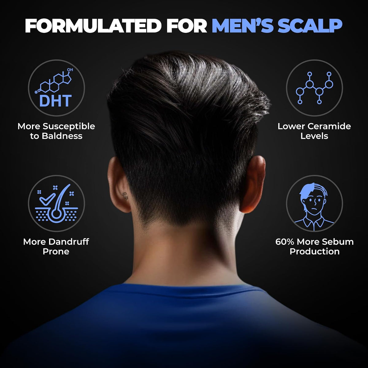 Beardo Advanced Hair Growth Serum 50ml + Dermaroller for Men | Hair Fall Control, Hair Regrowth & Thickening | Scalp & Beard Growth Treatment Kit for Men